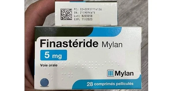 Thuốc điều trị phì đại tuyến tiền liệt Finasteride 5mg