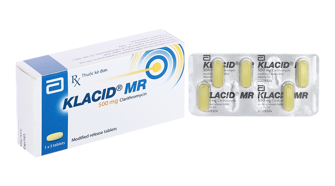 Thuốc kháng sinh Klacid 500mg