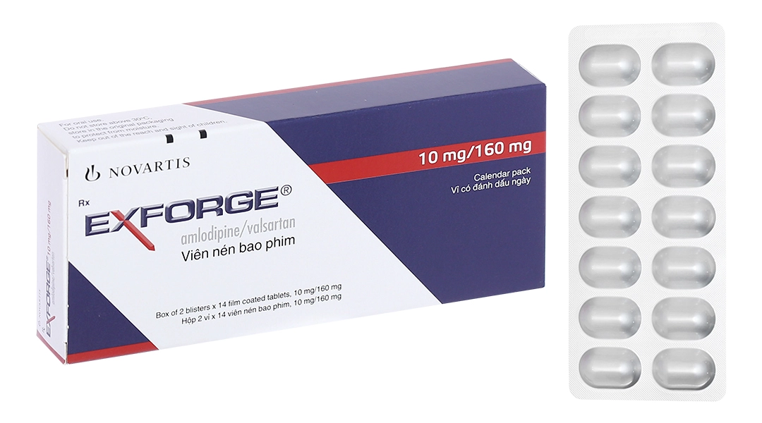 Thuốc  Điều Trị Tăng Huyết Áp Exforge 10mg/160mg