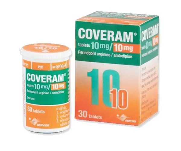 Thuốc Coveram 10mg/10mg trị tăng huyết áp