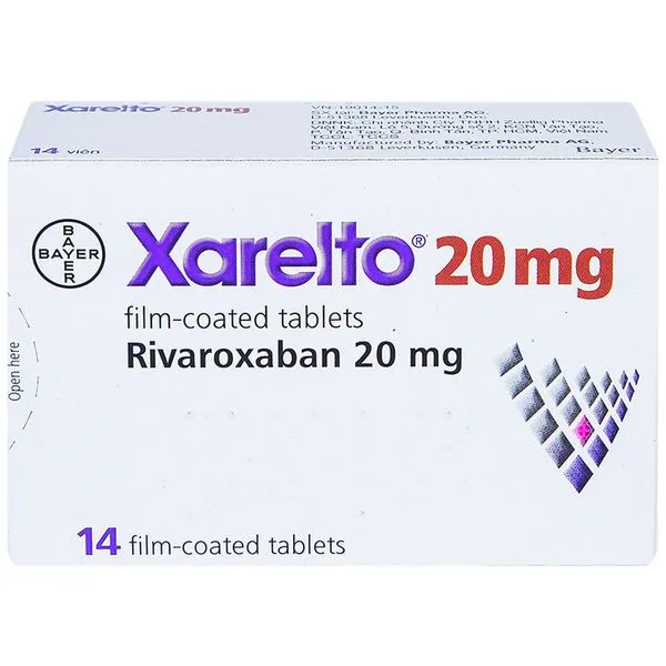 Thuốc Điều Trị Đột Quỵ Xarelto 20mg