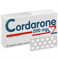 Thuốc điều trị rối loạn nhịp tim Cordarone 200mg