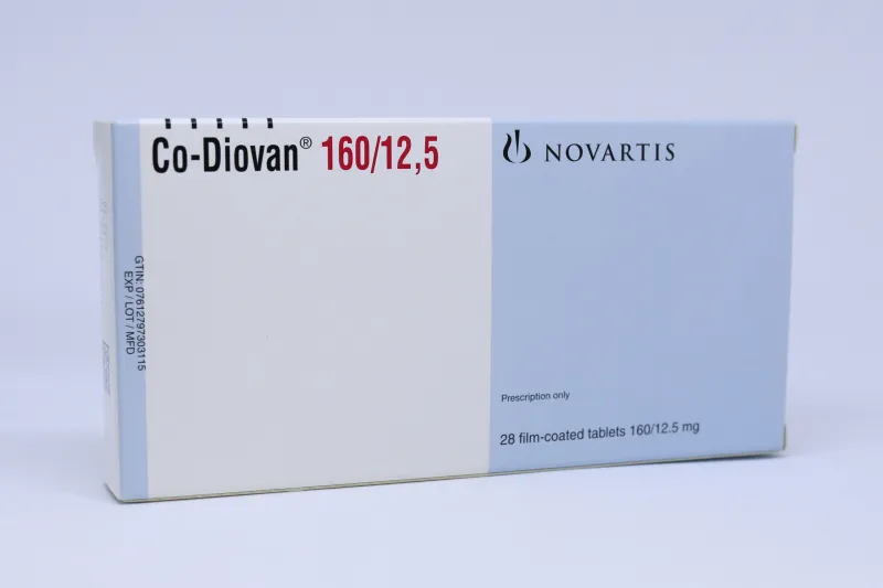 Thuốc điều trị tăng huyết áp  Co-diovan 160mg/25mg