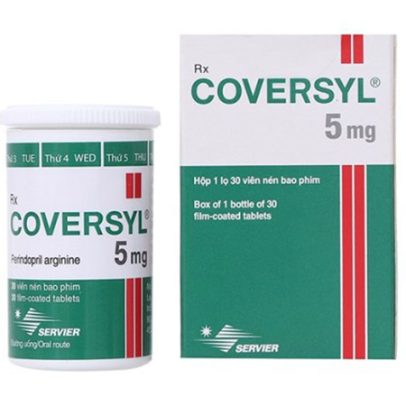 Thuốc điều trị tăng huyết áp hiệu quả Coversyl 5mg