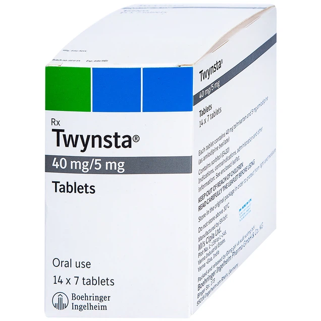 Thuốc điều trị tăng huyết áp Twynsta 40/5mg