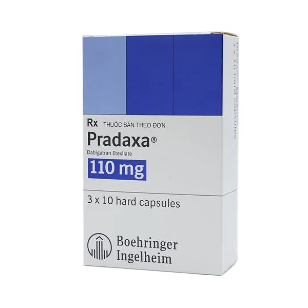 Thuốc phòng ngừa tai biến, đột quỵ Pradaxa 110mg