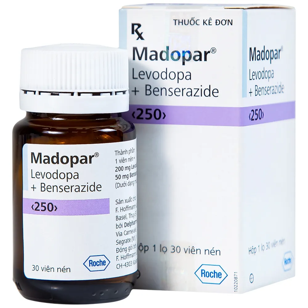 Thuốc điều trị Parkinson Madopar 250mg