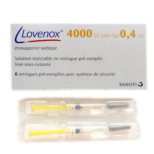 Thuốc điều trị và dự phòng huyết khối Lovenox 4000UI/0.4ml