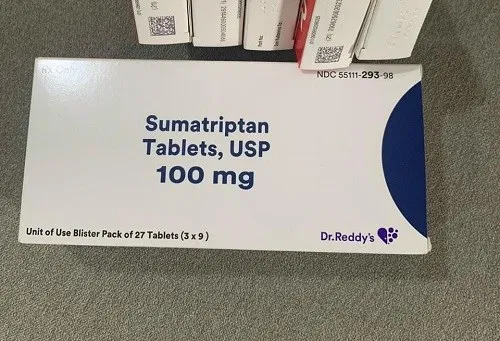 Thuốc điều trị cơn đau nửa đầu Sumatriptan 100mg