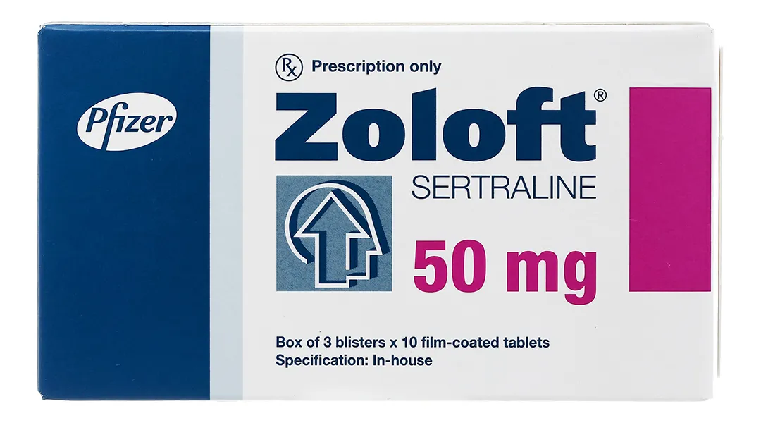 Thuốc Zoloft sertraline 50Mg Pfizer chống trầm cảm