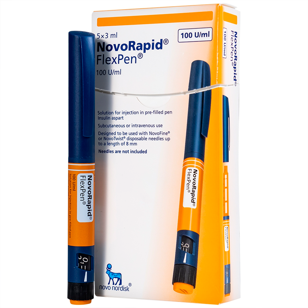 Thuốc Điều Trị Bệnh Tiểu Đường Novorapid Flexpen 100 U/ml