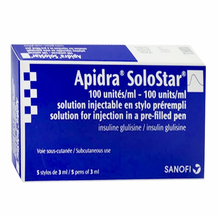 Thuốc điều trị tiểu đường Apidra SoloStar 100U/ml