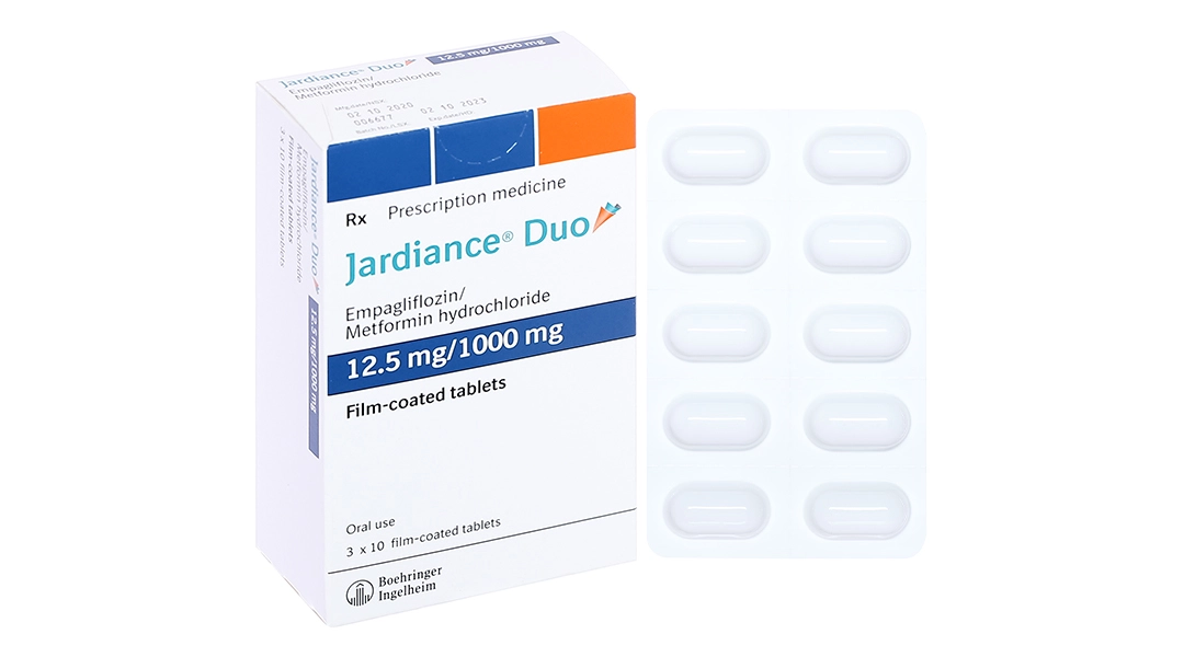 Thuốc điều trị tiểu đường Trajenta Duo 2.5mg/1000mg