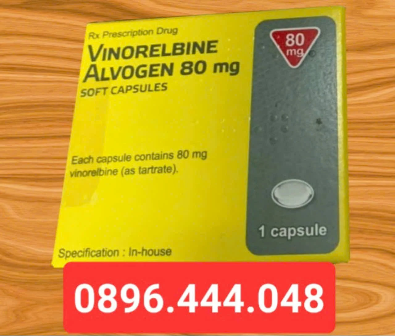 Thuốc điều trị ung thư vú Vinorelbine Alvogen 80mg