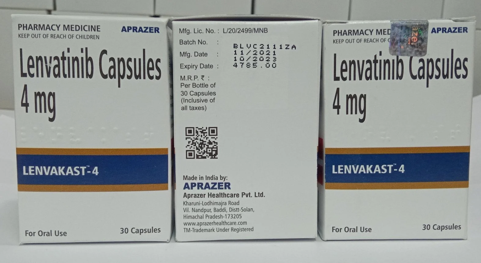 Thuốc Điều Trị Ung Thư Lenvakast 4mg