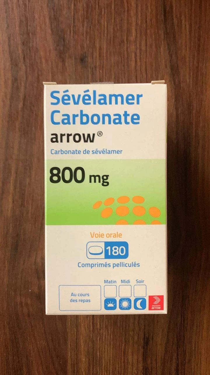 Thuốc Điều Trị Bệnh Thận Sevelamer 800mg