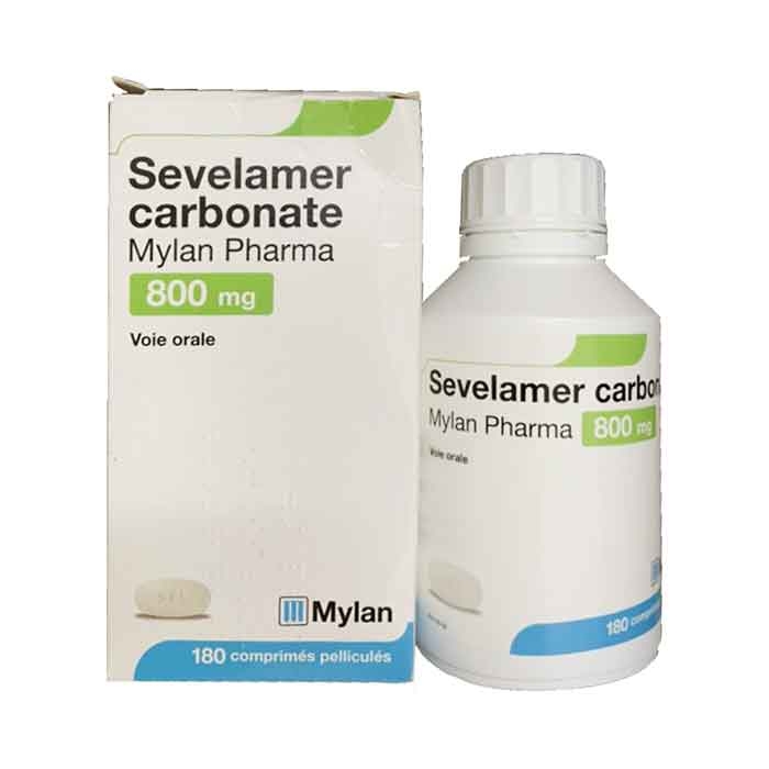 Sevelamer Carbonate 800mg Mylan 180 viên